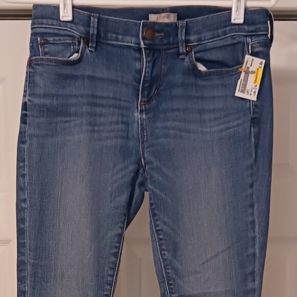 3/$18 - Loft Blue Modern Skinny Jeans Size 4 Petite - Picture 4 of 7